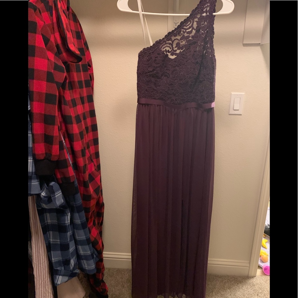 Purple gown